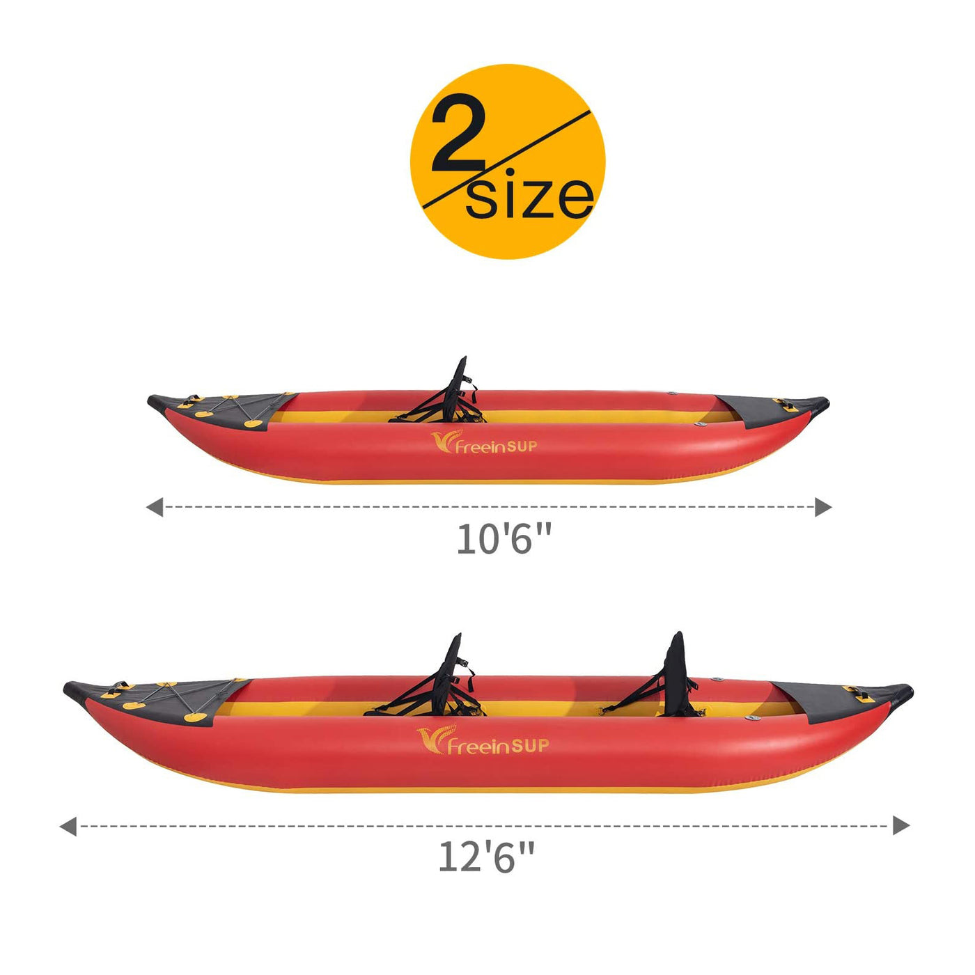 Freein 12'6 Explorer Kayak Gonflable