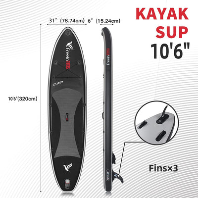 Kayak SUP Paddle Board gonfiabile SUP 10'/10'6"