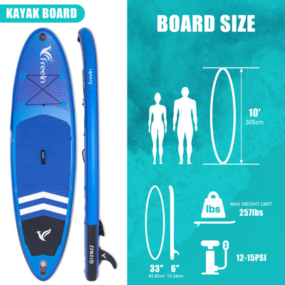 Kayak SUP Paddle Tavola Gonfiabile SUP 10' 2023